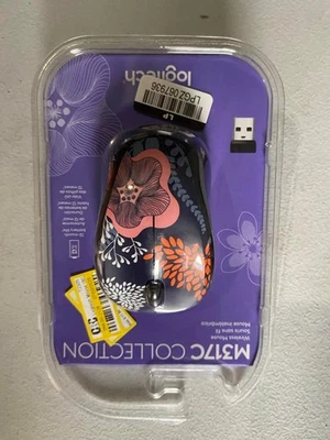 Logitech Mouse M317 - Forest Floral: Wireless USB-A, 1000 dpi, Soft-Touch Grip - Image 1 of 2