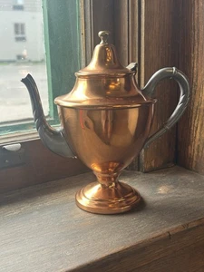 Ornate Copper and Brass Teapot - Picture 1 of 15