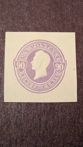 U.S. Cut Square #U343 VF Mint - Picture 1 of 1