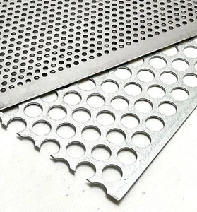 *PERFORATED SHEET 3mm /10 mm Ø Hole Aluminium Stainless Galvanised Mild Steel - Picture 1 of 13