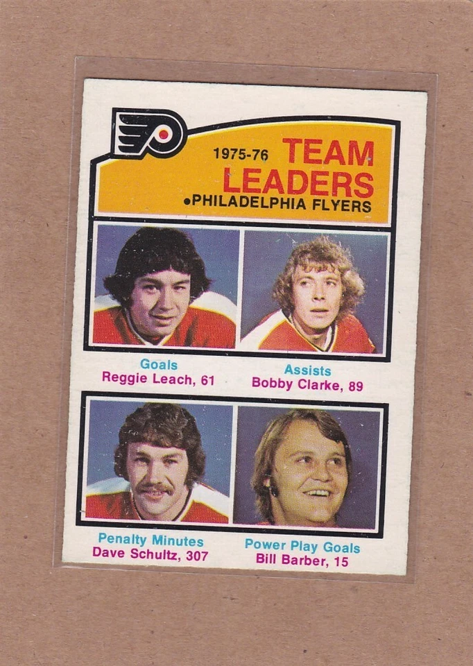 1976-77 O PEE CHEE HOCKEY FLYERS LEADERS #391 BOBBY CLARKE EXMT *A33652 - Image 1 of 1