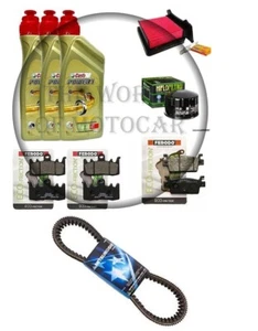Tagliando Kymco AK 550 2017 2020 Castrol 10W40 filtro olio aria candele cinghia - Imagen 1 de 5