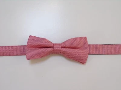 DKNY men pink bow tie silk adjustable new - Image 1 of 4