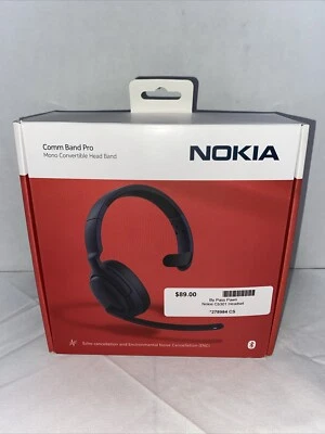 Banda para la cabeza Nokia Bluetooth Comm Band Pro mono convertible CB-301 ¡Nueva!! Foto 1 de 4