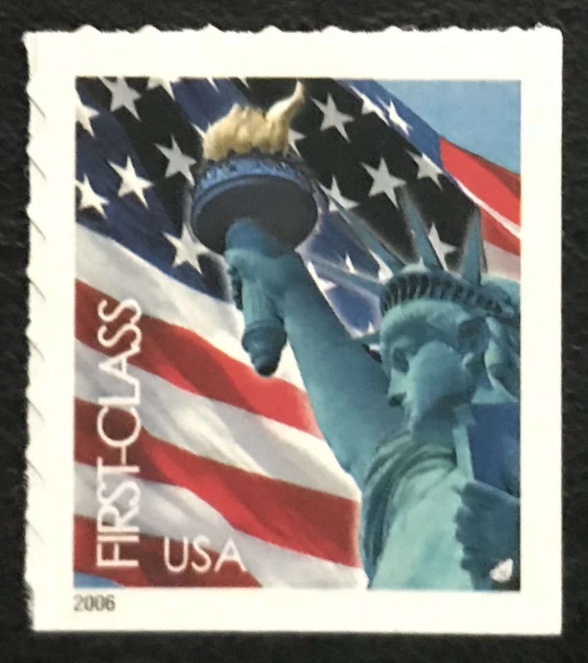 2006 Scott #3975 - (39¢) - LIBERTY & FLAG- Single ATM Booklet Stamp - Mint NH - Image 1 of 1