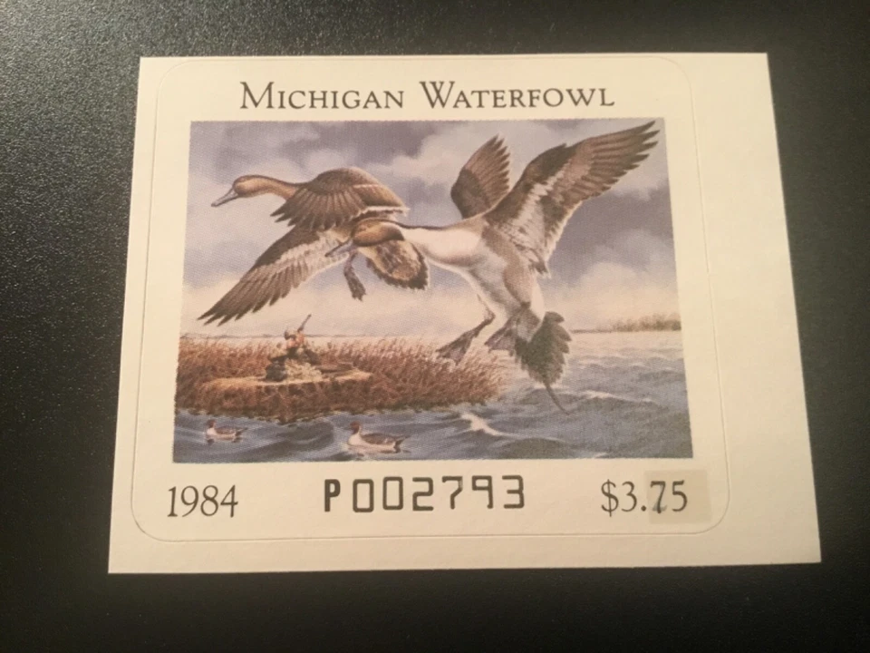 ICOLLECTZONE US 1984 Michigan #9 XF NH  - Image 1 of 1