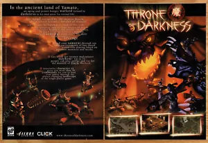 Trono di Tenebre Sierra - Poster Pubblicità Stampa Videogioco 2 Pagine Promo Art 2000 - Foto 1 di 5