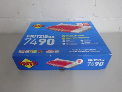 Original AVM FRITZBox 7490 DSL-Router VDSL/ADSL2+/ADSL 4x Gigabit WLAN - Bild 1 von 4