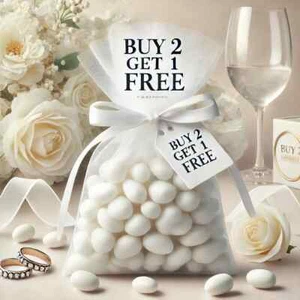10-100 piezas Bolsas de Regalo de Organza Blanca Boda Fiesta Favor Joyería Bolsas de Caramelos - Imagen 1 de 13