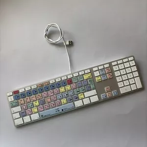 Apple Keyboard A1243 Extended Wired Numeric USB iMac Mac Adobe Premiere Limited - Picture 1 of 6