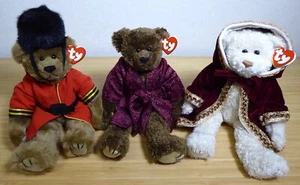 Ty Attic Treasures Coleccionables Malcom, Tyrone y Gem Bears, Ropa, De Colección - Imagen 1 de 24