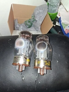 2 strong Tungsol 3 hole 6550 tubes #GF50 - Imagen 1 de 1