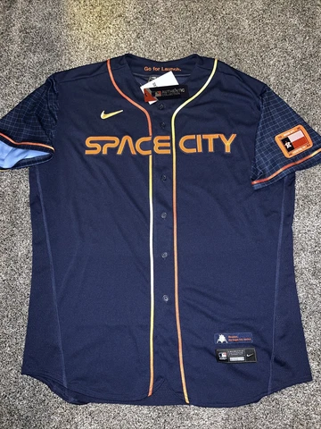 JOSE ALTUVE HOUSTON ASTROS NIKE AUTHENTIC SPACE CITY CITY CONNECT JERSEY SIZE 44 Cover
