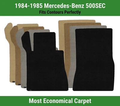 Alfombrillas de primera fila Lloyd Velourtex para Mercedes-Benz 500SEC 1984-1985  Foto 1 de 4
