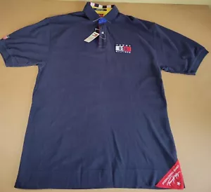 Vintage NWT Tommy Hilfiger International Games USA Polo Shirt Size L short sleev - Picture 1 of 2