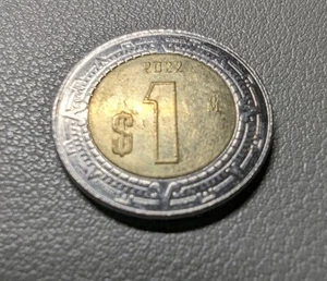 2022 Mexico 1 Peso Coin - Picture 1 of 2