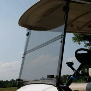 Yamaha Drive2 Tinted Impact Resistant Folding Golf Cart Windshield - US Made - Picture 1 of 6