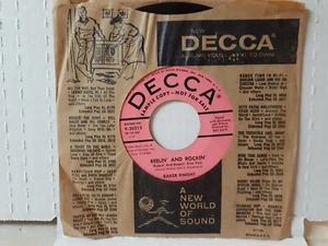 Baker Knight "When The World Gets Around/Reelin' And Rocking" 45 On Decca. Promo - Bild 1 von 6