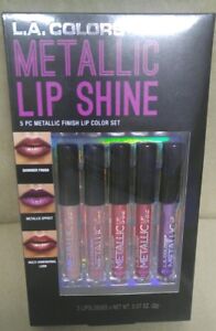 L.A. Colors Metallic Lip Shine 5ct