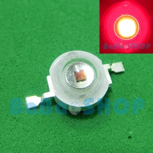 10pcs ~500pcs 3W 660nm Deep Red LED Beads for Lamp Light Bulb Plant Aquarium - Picture 1 of 6