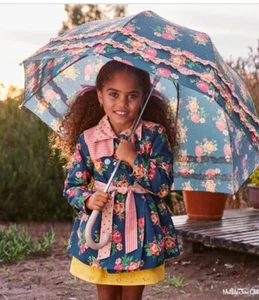 Matilda Jane Girl Sz 12 Brilliant Daydream Down Came Rain Jacket Floral Coat NWT - Picture 1 of 10