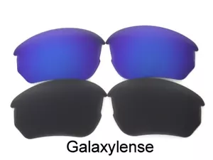 Lente de repuesto Galaxy para Oakley Flak Beta OO9363 negro/azul polarizado 100% UVAB - Imagen 1 de 7