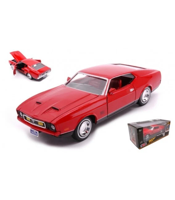 FORD MUSTANG MACH 1 COUPE 1971 007 JAMES BOND DIAMONDS ARE FOREVER 1:24 - Immagine 1 di 1