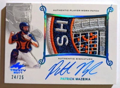 2017 LEAF TRINITY LOGO PATCH AUTO PATRICK MAZEIKA 24/25 (K) - Image 1 of 2