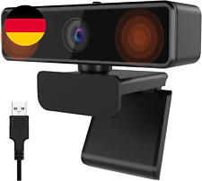 Nuroum V11 Webcam 2K, PC Kamera Mit Mikrofon Full HD 1080P/60Fps, 1440P/30Fps, R