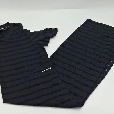 Maxi Vestido de Playa Calvin Klein Natación Encubrimiento Para Mujer S/M Hombro Frío Negro S/M Foto 1 de 4