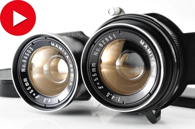 CM Sale! Mamiya Sekor 55mm f4.5 for C22 C33 C220 C330 TLR JAPAN [Very Good] #174 - Image 1 of 4