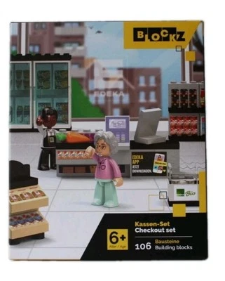 EDEKA Kassen-Set BLOCKZ 106 Bausteine NEU ✅🧩
