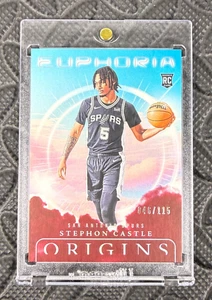Stephon Castle 2024-25 Panini Origins Euphoria Maroon /115 RC #12 Spurs UConn - Picture 1 of 4