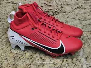 Nike Vapor Edge Pro 360 2 Men's SZ 7.5 Football Cleats Red White DA5456-600 New - Picture 1 of 10