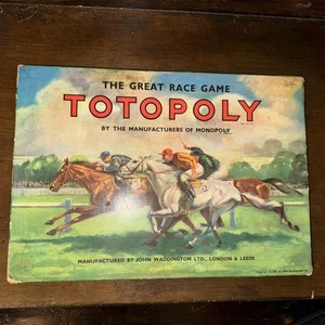 JUEGO DE MESA TOTOPOLY DE COLECCIÓN DE JOHN WADDINGTON CON FECHA 1949 Caballos de Metal - Imagen 1 de 6