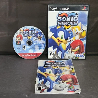Sonic Heroes PlayStation 2 PS2 Complete Refurbished - Image 1 of 4