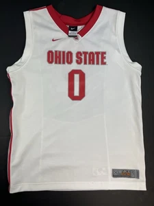 Camiseta deportiva de baloncesto Nike Elite Ohio State Buckeyes OSU #0 blanca de la NCAA talla XL - Imagen 1 de 6