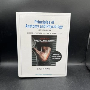 Textbook Principles of Anatomy & Physiology 16th Edition Tortora Derrickson 2021 - Picture 1 of 8