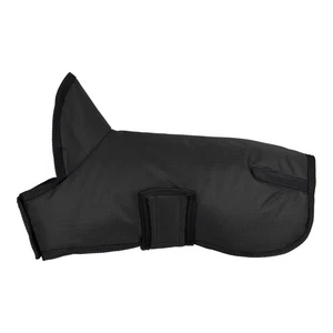 Showman Trail Tough 600D Black Dog Coat w/ Hood - XX-Large - Picture 1 of 3