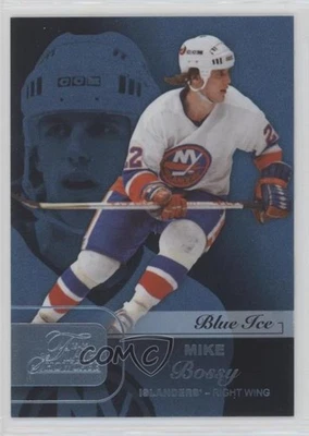 2015-16 Upper Deck Fleer Showcase Flair Row 1 Blue Ice /99 Mike Bossy #31 HOF - Image 1 of 2