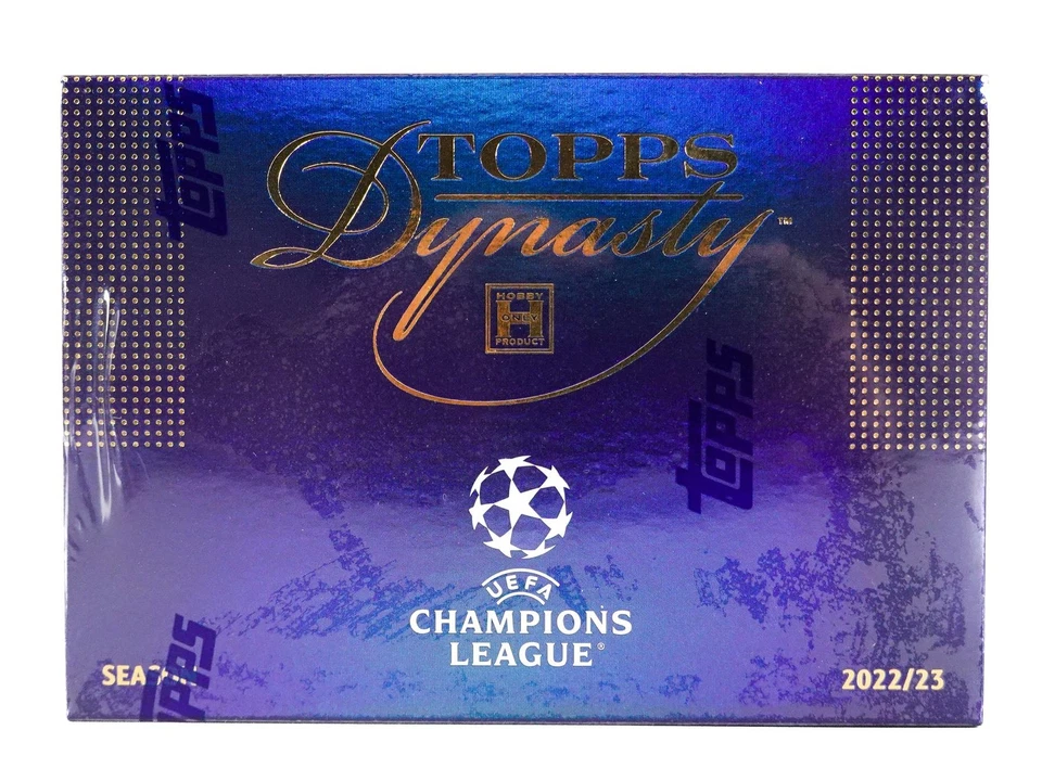 2022/23 Topps Dynasty UEFA Champions League Soccer Hobby Box - RIPPED LIVE ONLY