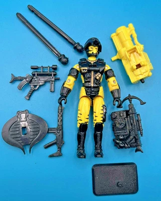 Lote de colección GI Joe 1993 3,75 ARAH Cobra Alley Viper v2 y tarjeta 100 % completa Foto 1 de 4