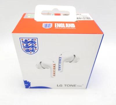 LG Tone Free Special Edition Bluetooth Earbuds, LTD Edition England FC - FAULTY - Image 1 of 4