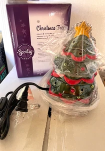 Guirnalda roja con calentador de cera tamaño completo colección navideña árbol de Navidad Scentsy - Imagen 1 de 1