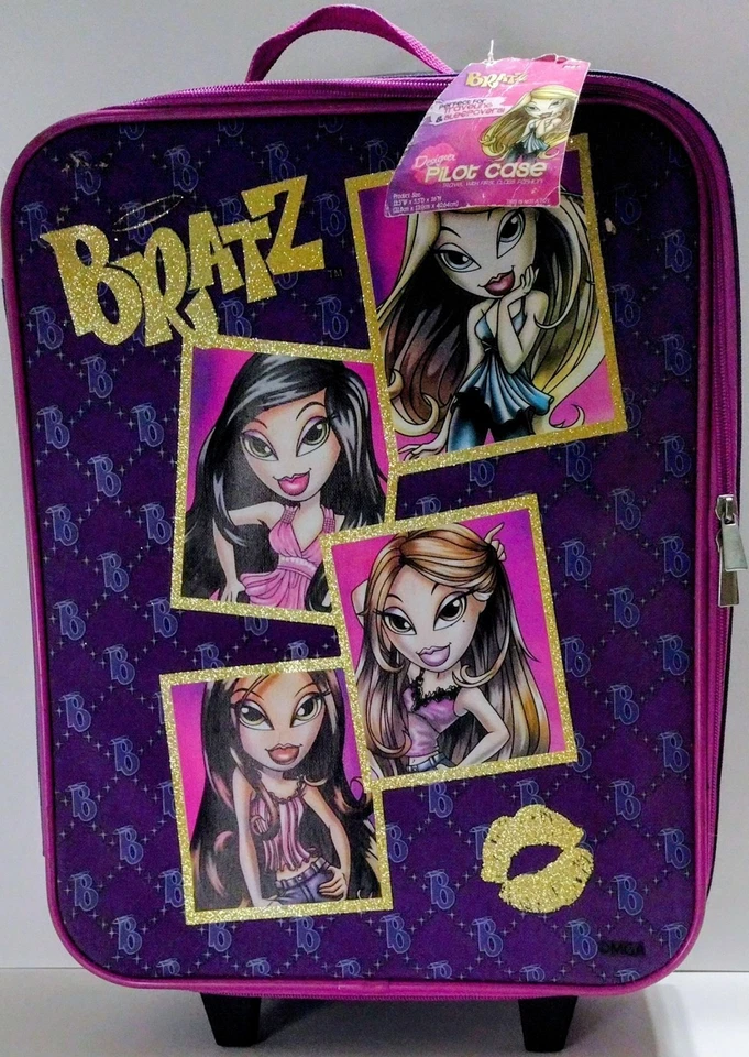 MALETA PILOTO DE DISEÑO BRATZ RARA DE COLECCIÓN - Maleta de almacenamiento para muñecas rodantes para niños Foto 1 de 4