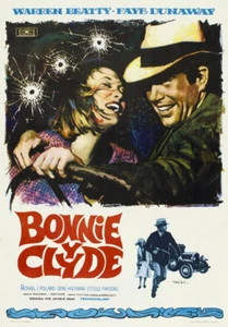 Cartel de película Bonnie & Clyde Warren Beatty Faye Dunaway impreso - Imagen 1 de 1