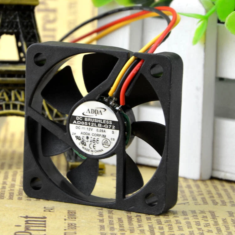 ADDA AD0512LB-G72 fan 50*50*10mm 12V 0.09A 3pin - Image 1 of 1
