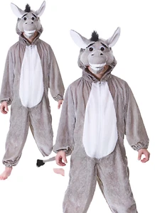 Donkey Costume Kids Nativity Play Christmas Fancy Dress Outfit Boy Girl Animal - Picture 1 of 4
