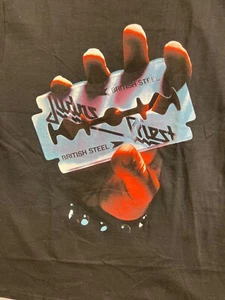 JUDAS PRIEST Graphic Tee BRITISH STEEL 2022 BAND KONZERT MUSIK SHIRT Gr. XL schwarz - Bild 1 von 7