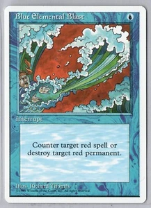 1x Blue Elemental Blast - MTG Core Set 4th Edition - Light Play - Bild 1 von 1